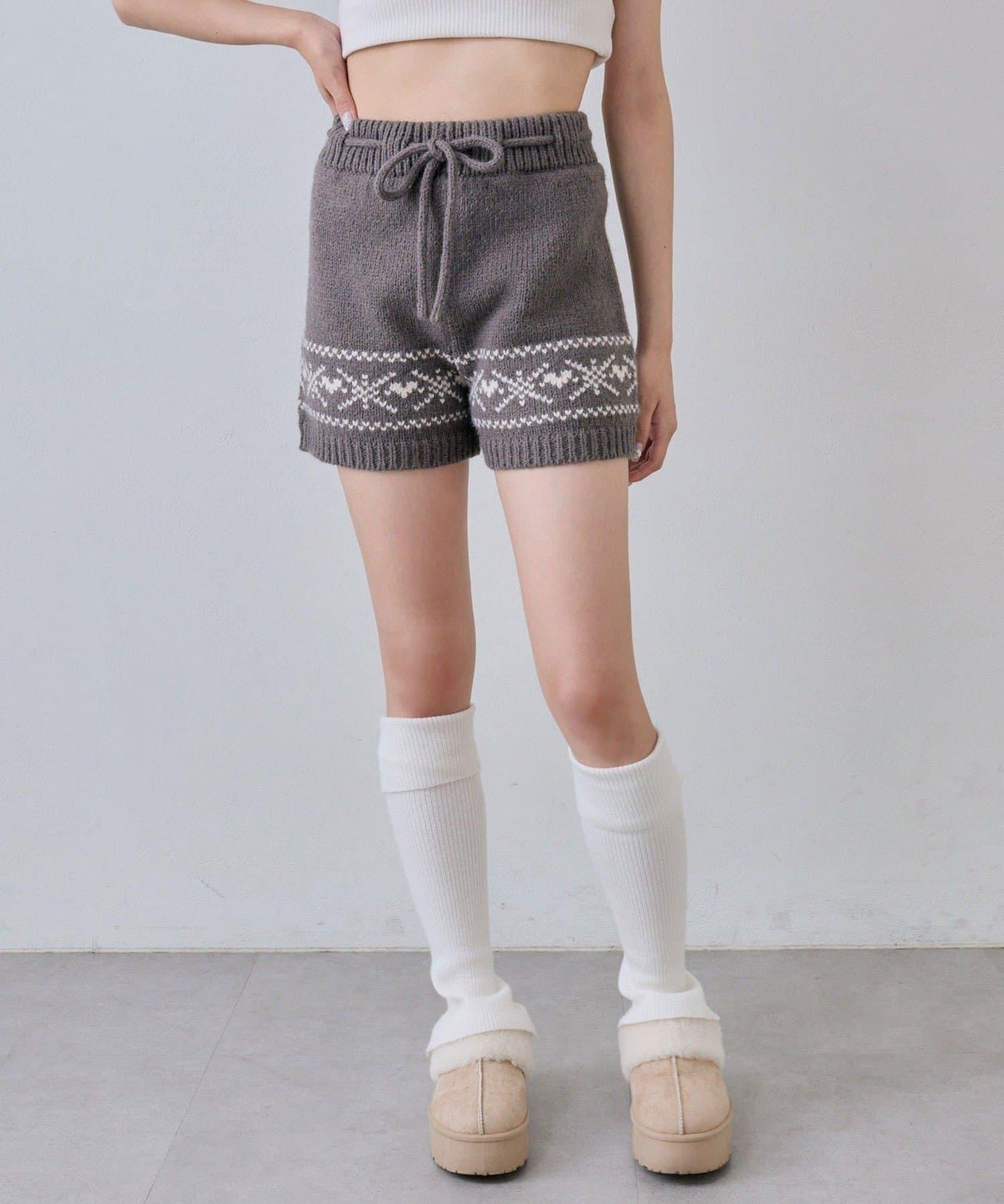 【OLIVE des OLIVE】針織短褲