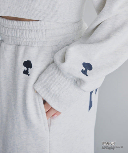 【one after another】史努比刺繡休閒褲