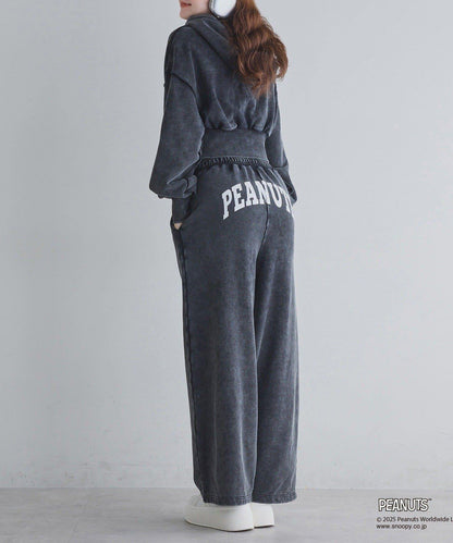 【one after another】史努比刺繡休閒褲