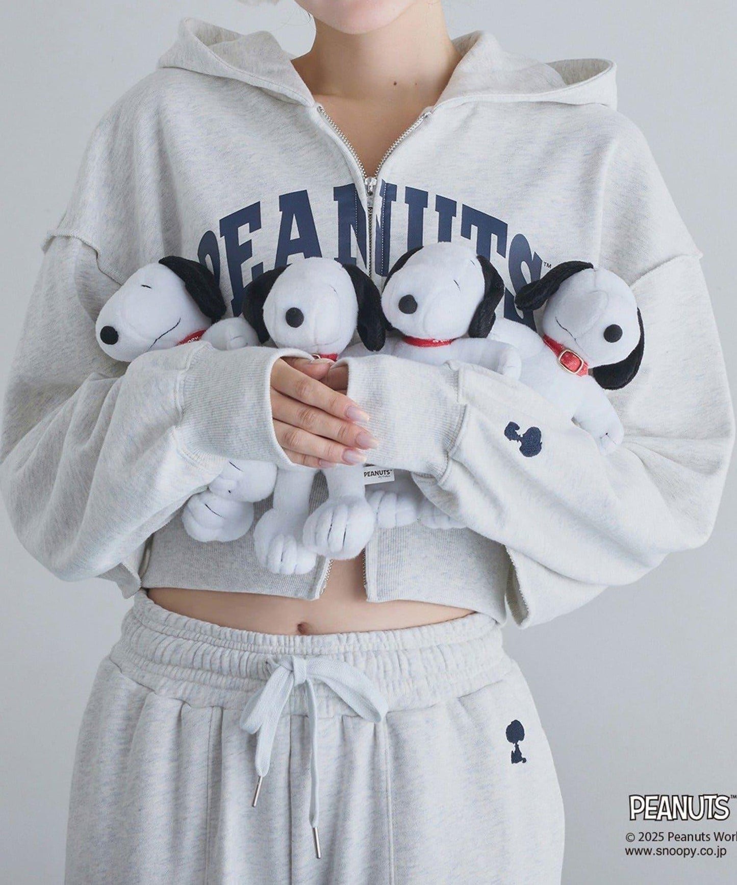 【one after another】史努比刺繡休閒褲