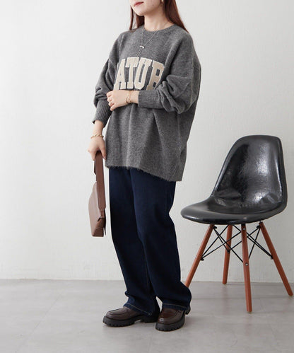 帶有標誌的針織衫