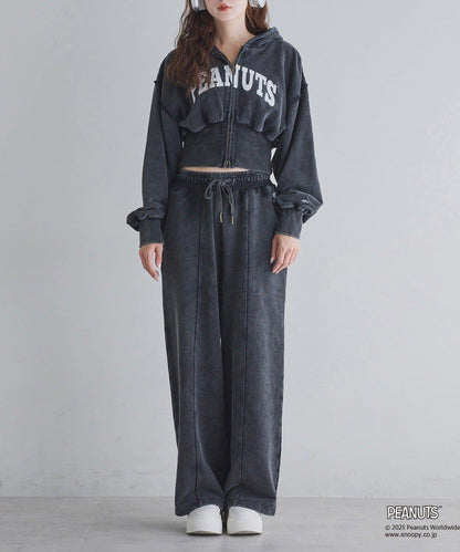 【one after another】史努比刺繡連帽衛衣