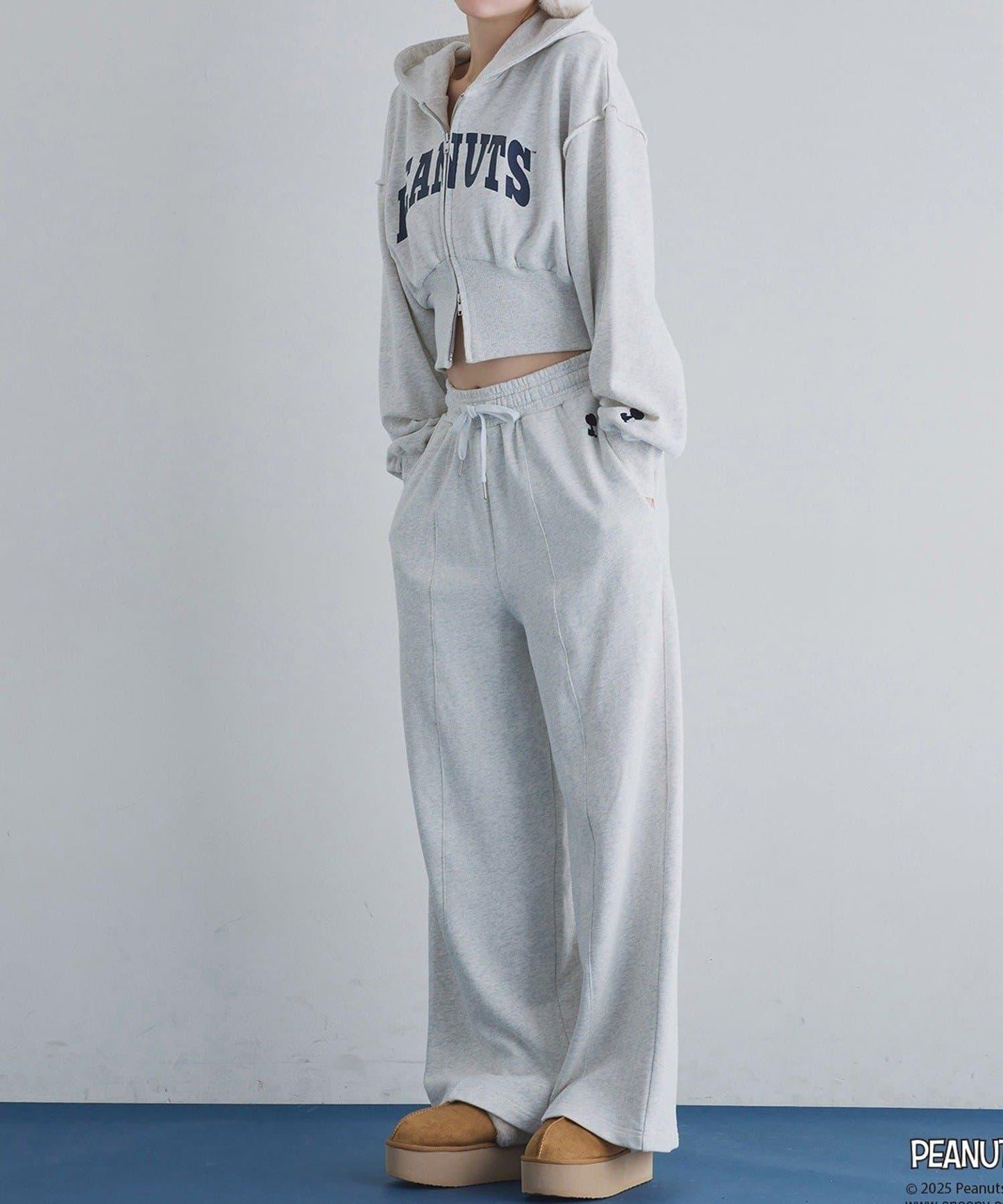 【one after another】史努比刺繡連帽衛衣