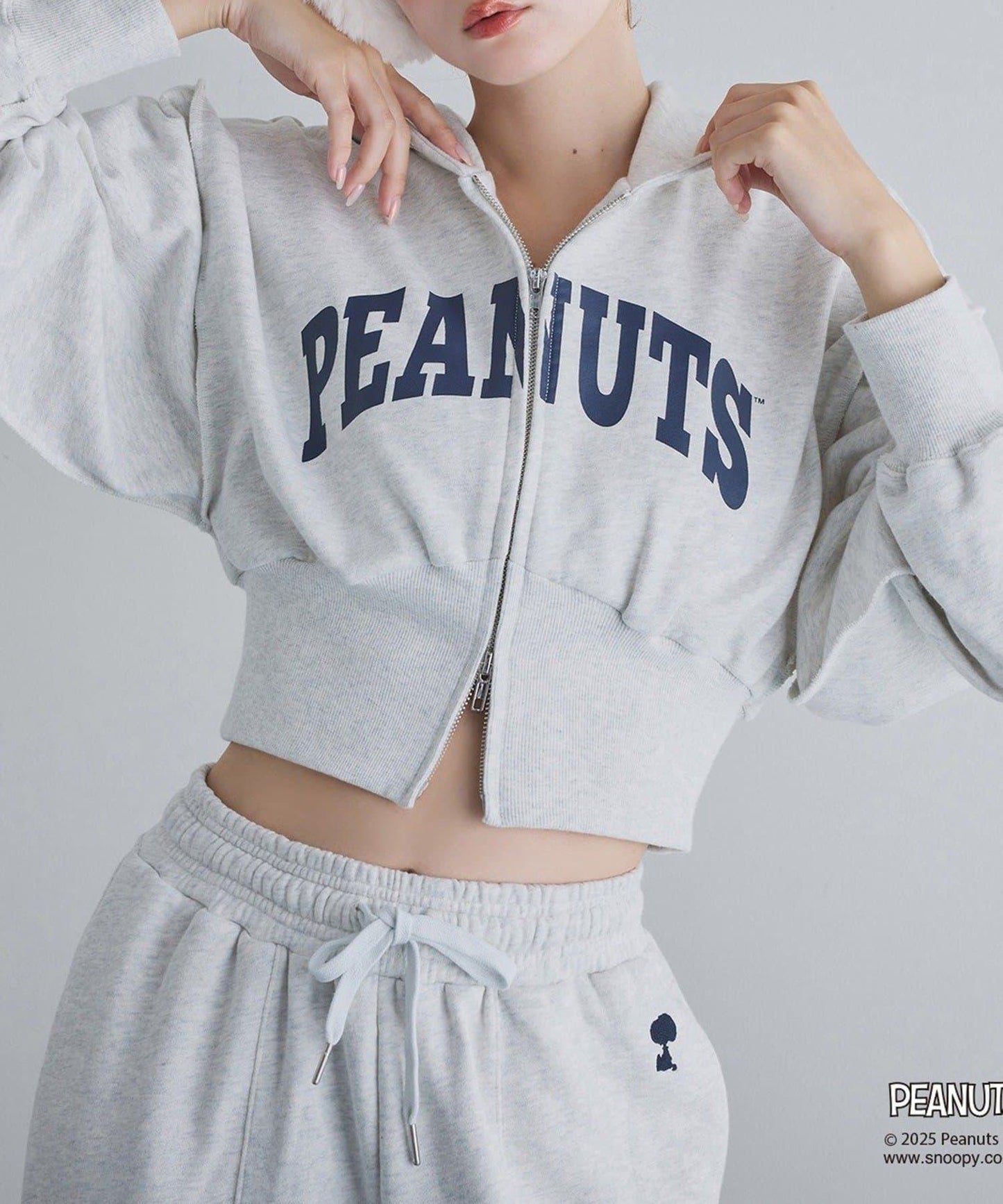 【one after another】史努比刺繡休閒褲