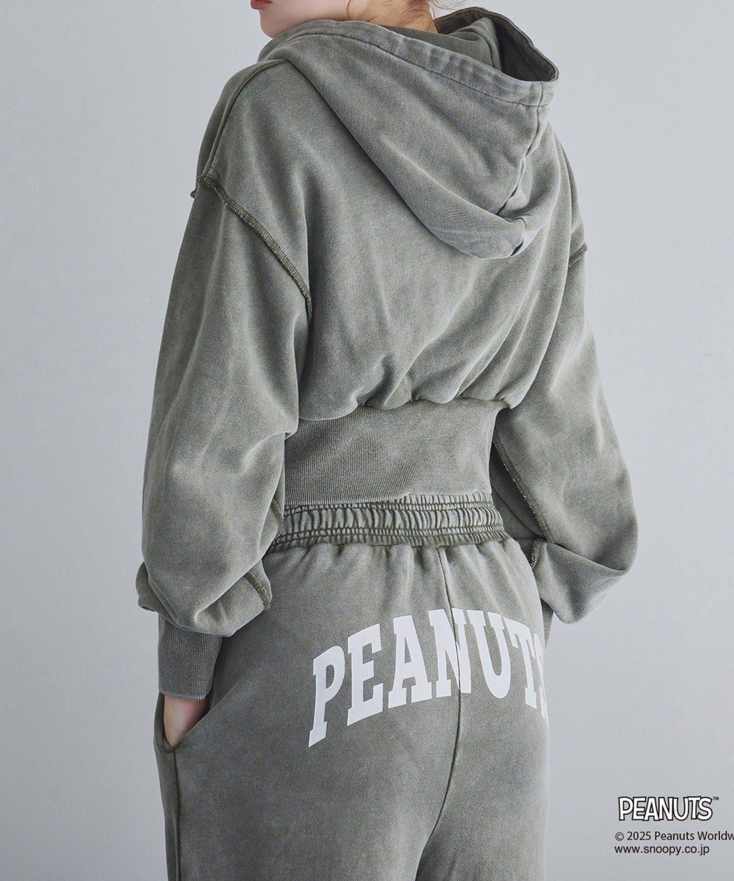 【one after another】史努比刺繡連帽衛衣