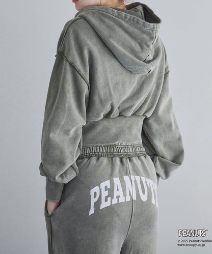 【one after another】史努比刺繡連帽衛衣