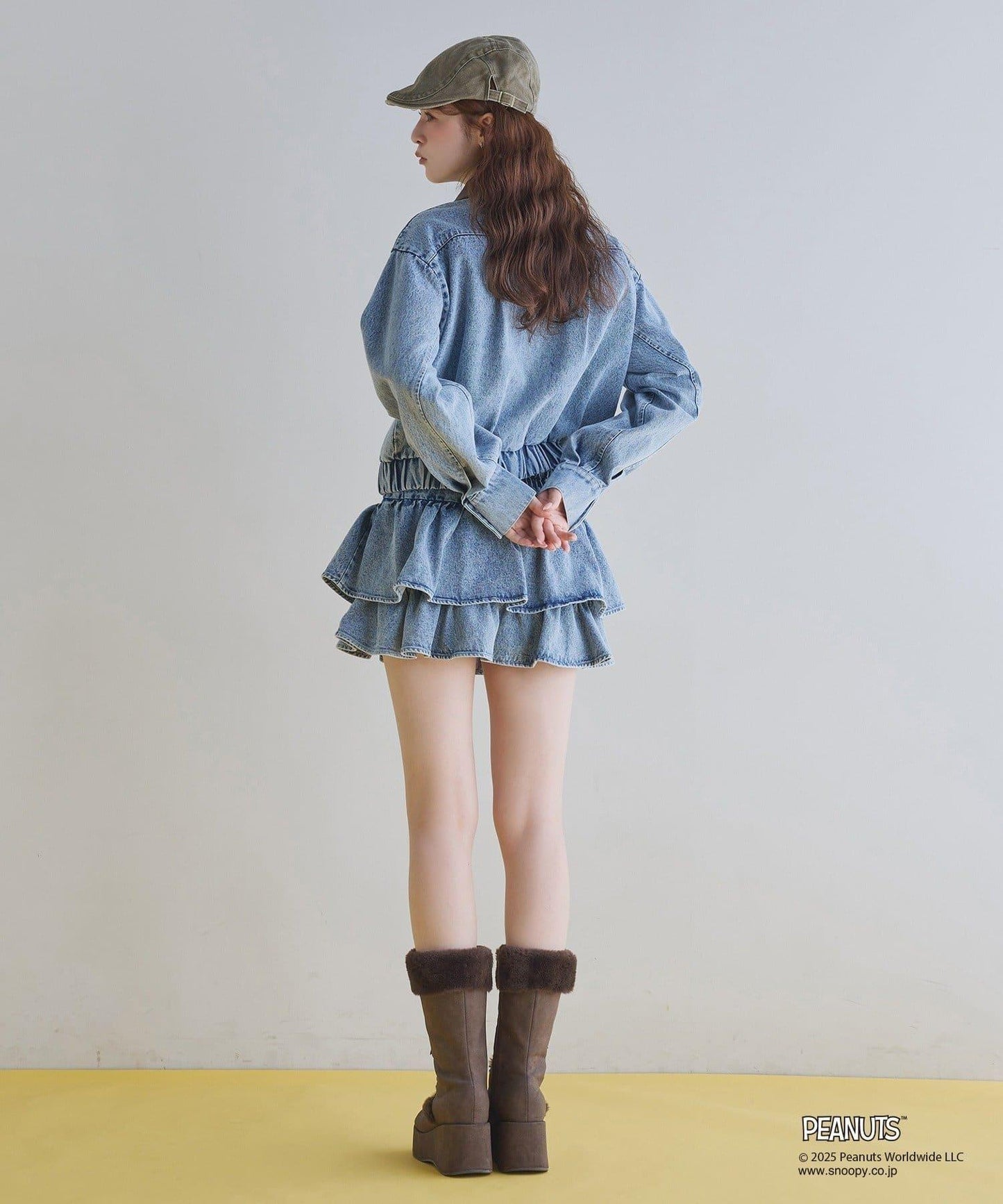 【one after another】荷葉邊迷你裙