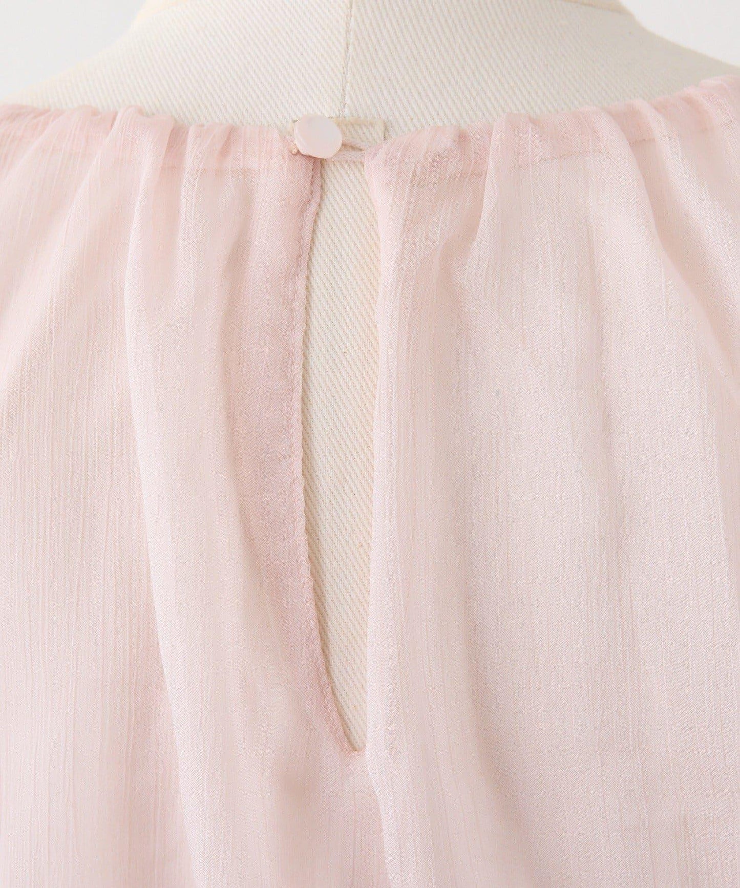 【one after another】露肩抽褶長款上衣