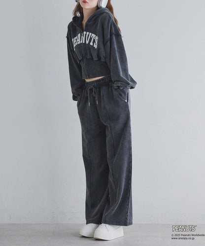 【one after another】史努比刺繡連帽衛衣