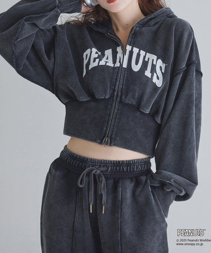 【one after another】史努比刺繡休閒褲