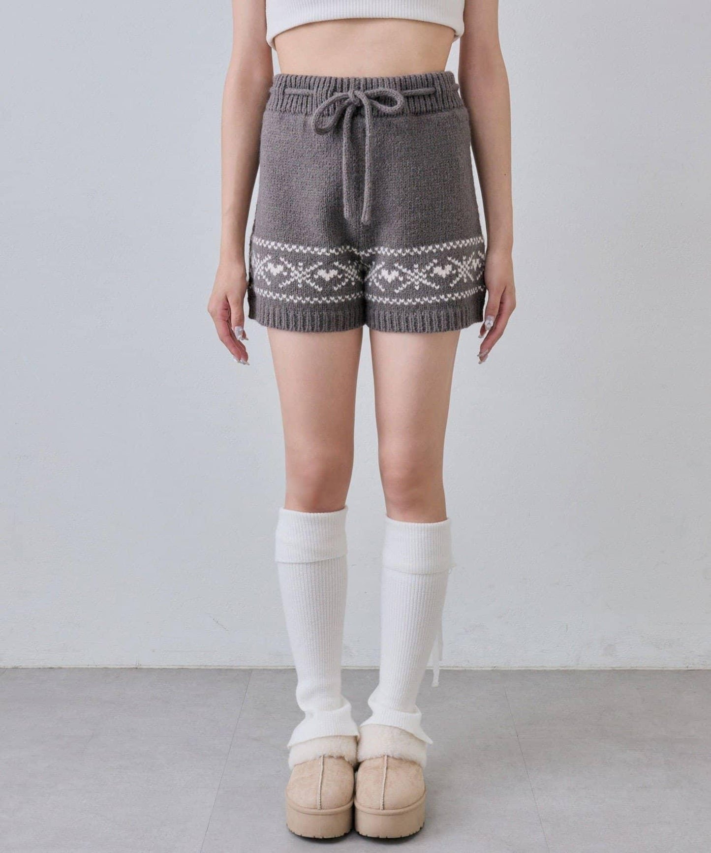 【OLIVE des OLIVE】針織短褲