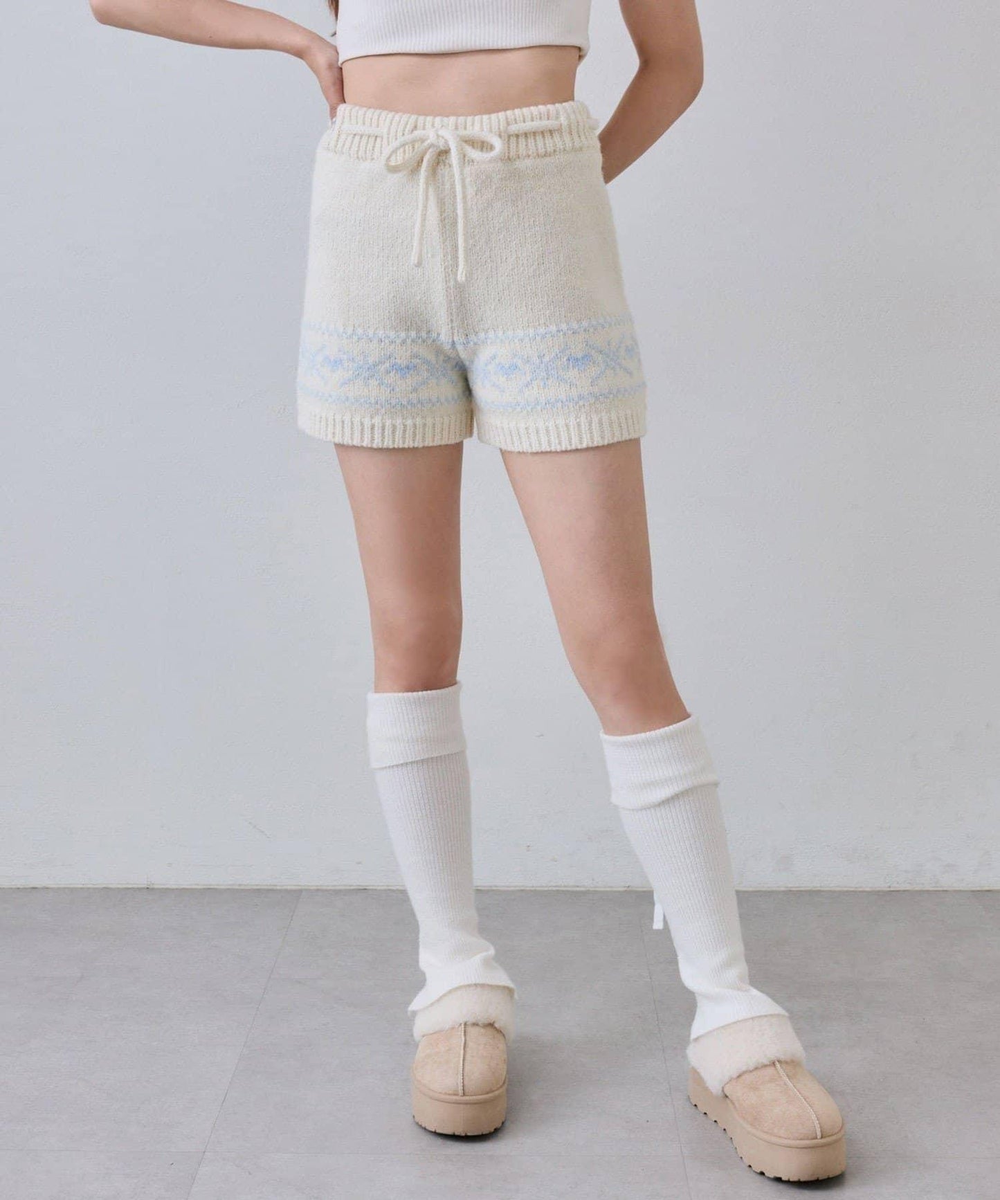 【OLIVE des OLIVE】針織短褲