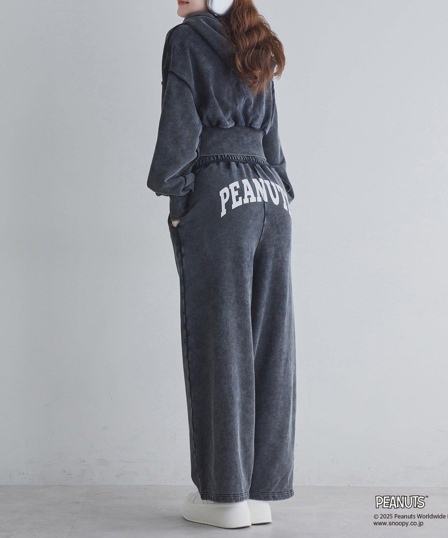 【one after another】史努比刺繡連帽衛衣