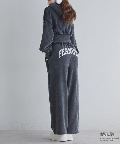 【one after another】史努比刺繡連帽衛衣