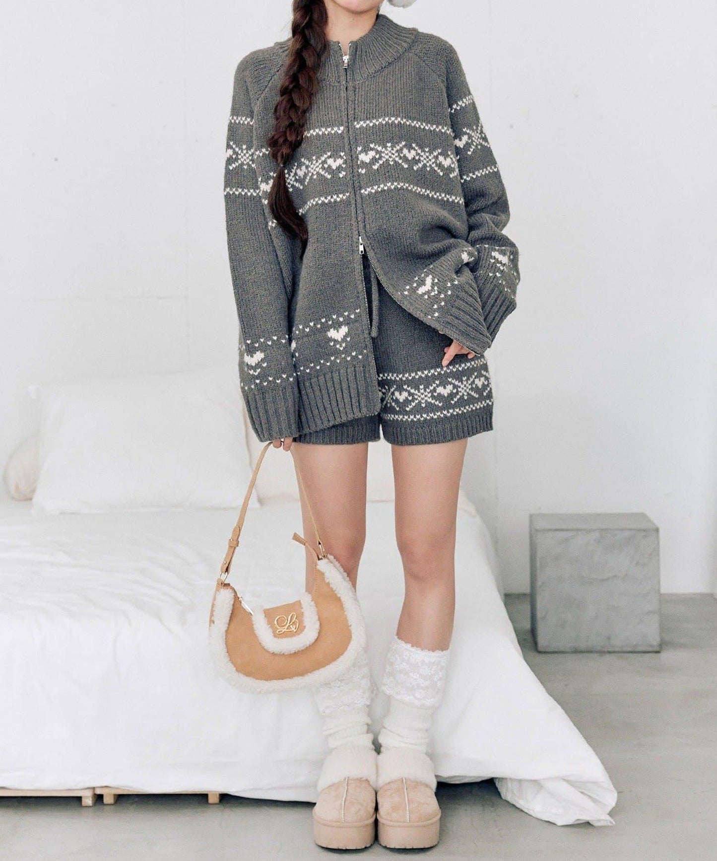 【OLIVE des OLIVE】針織短褲