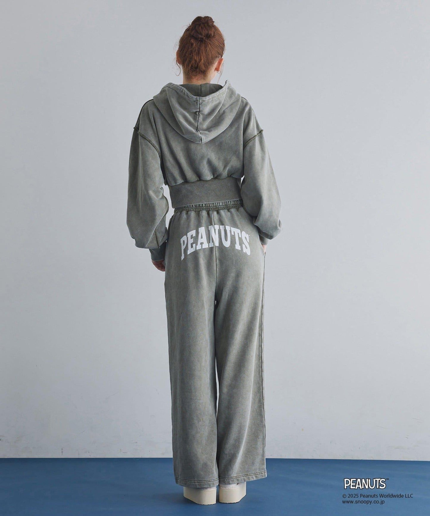 【one after another】史努比刺繡休閒褲