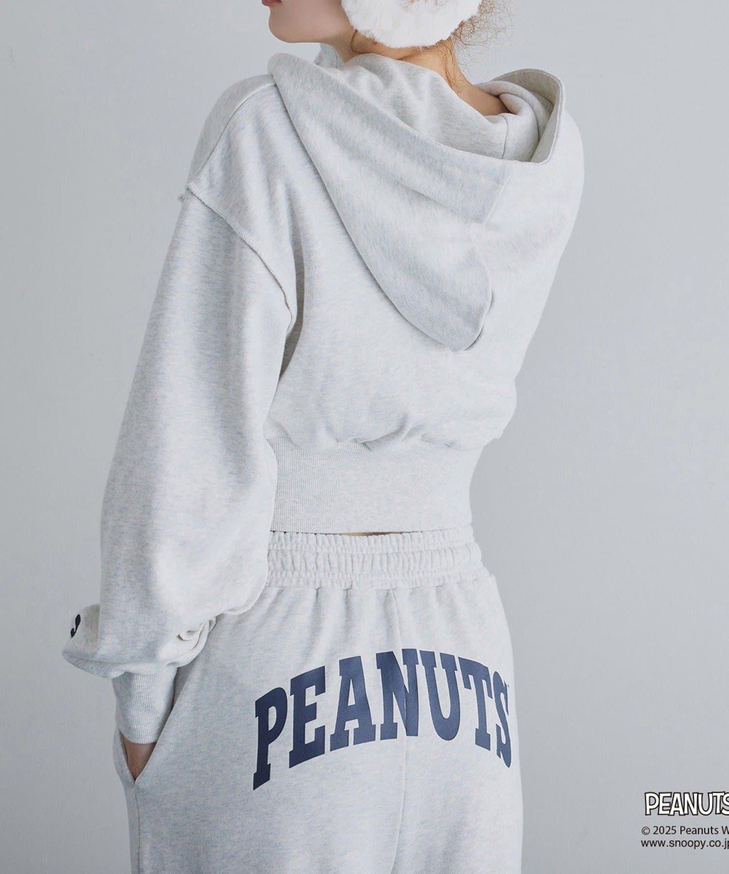 【one after another】史努比刺繡休閒褲