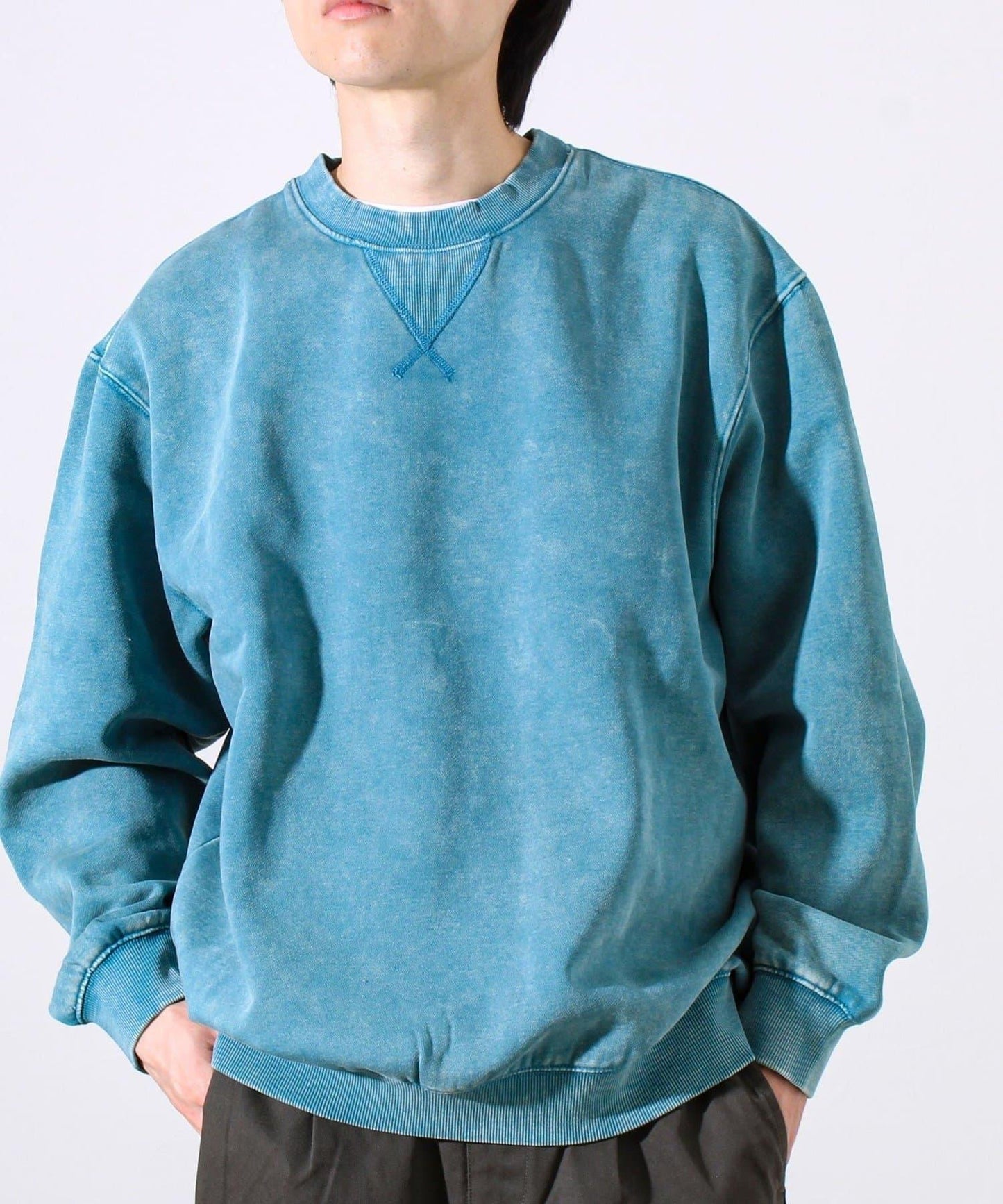 彩色雪花圖案加絨衛衣