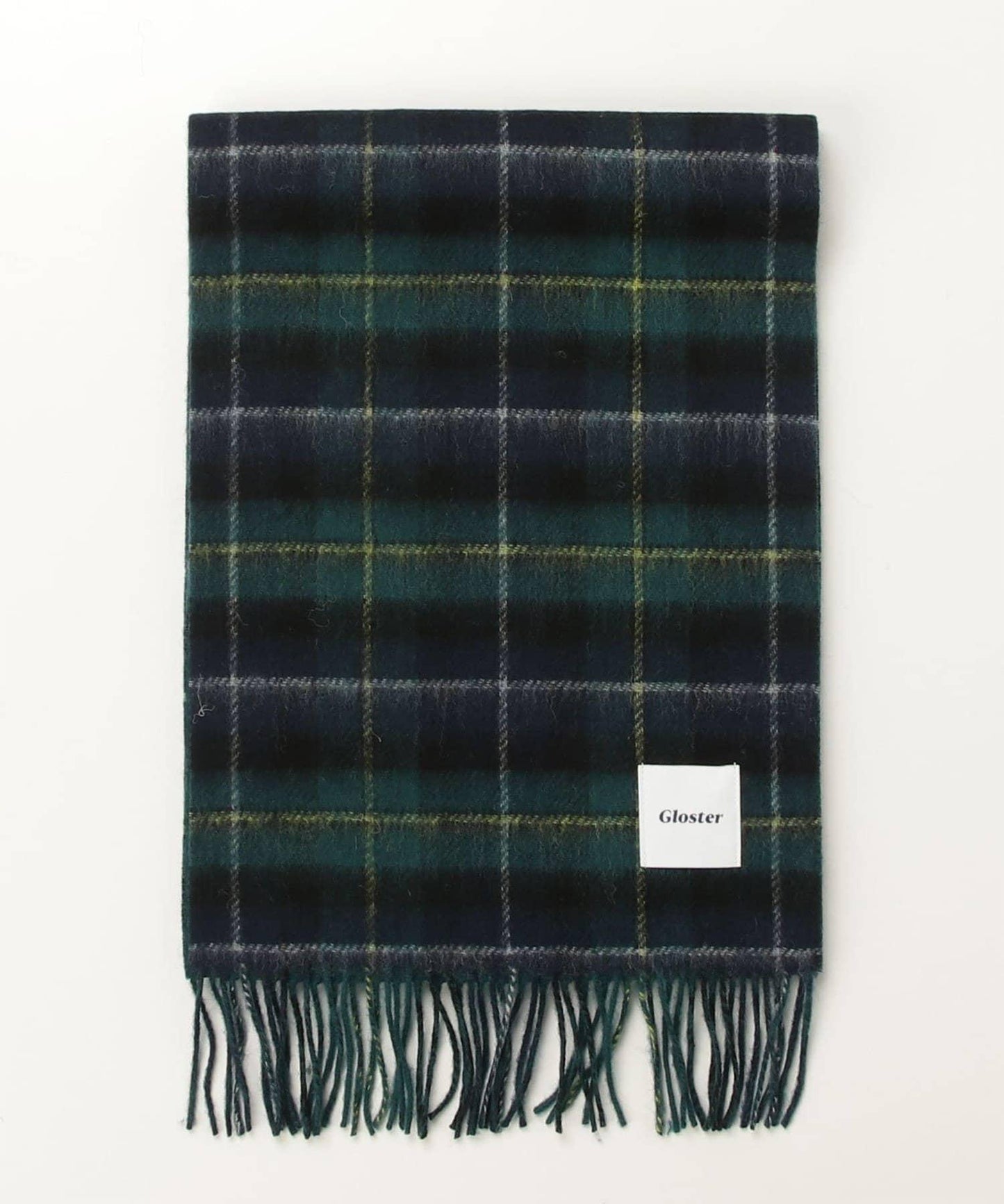 【羊絨混紡】羊毛雙面格紋圍巾