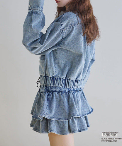 【one after another】荷葉邊迷你裙