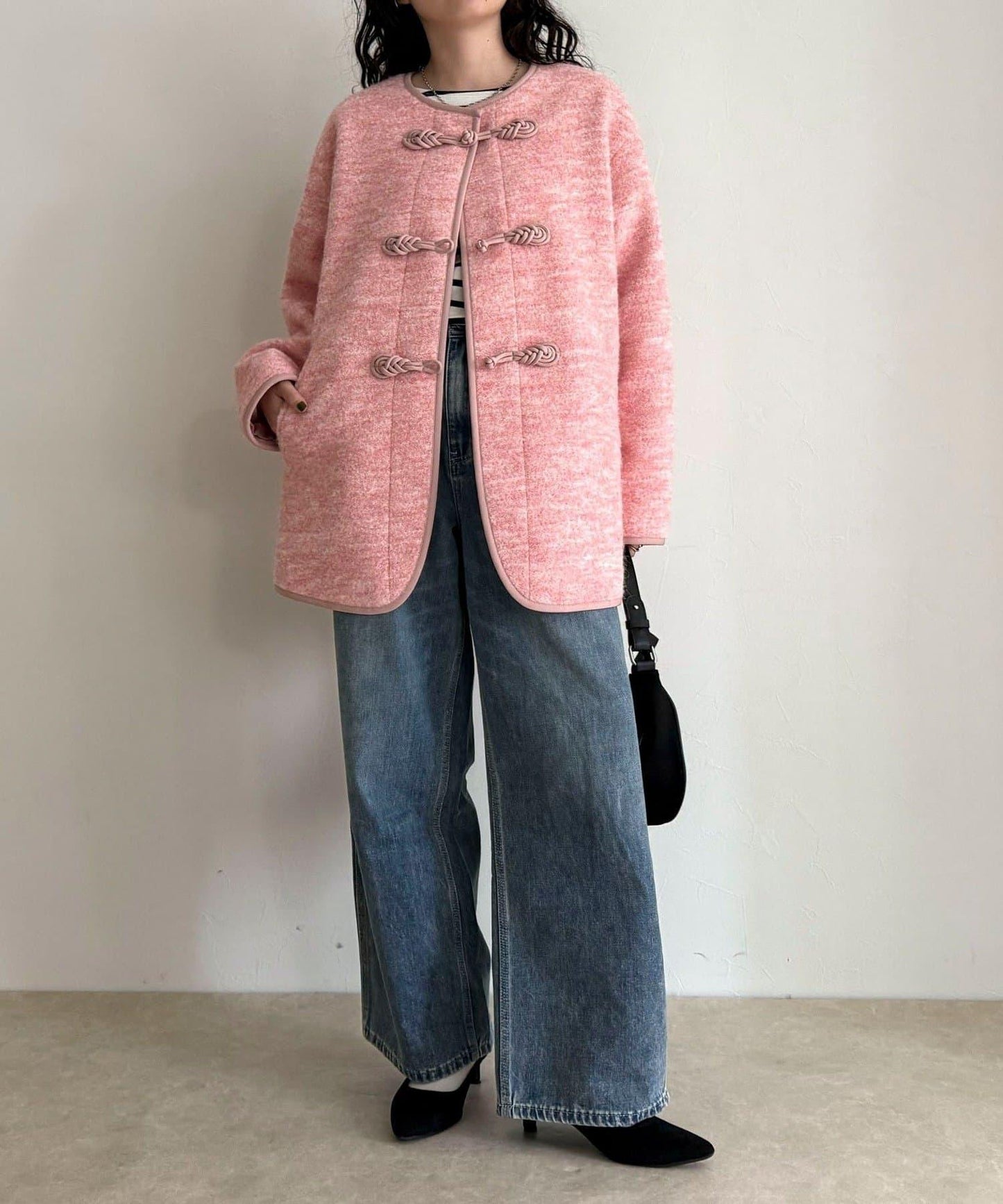 壓縮針織中式大衣