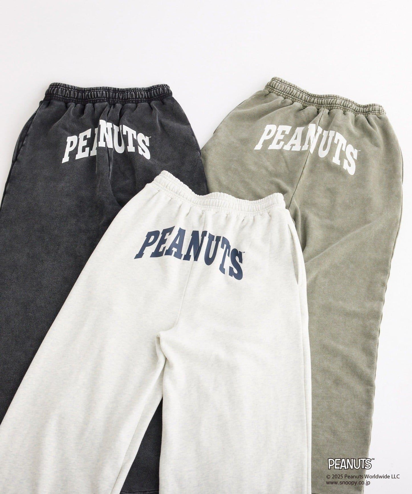 【one after another】史努比刺繡休閒褲