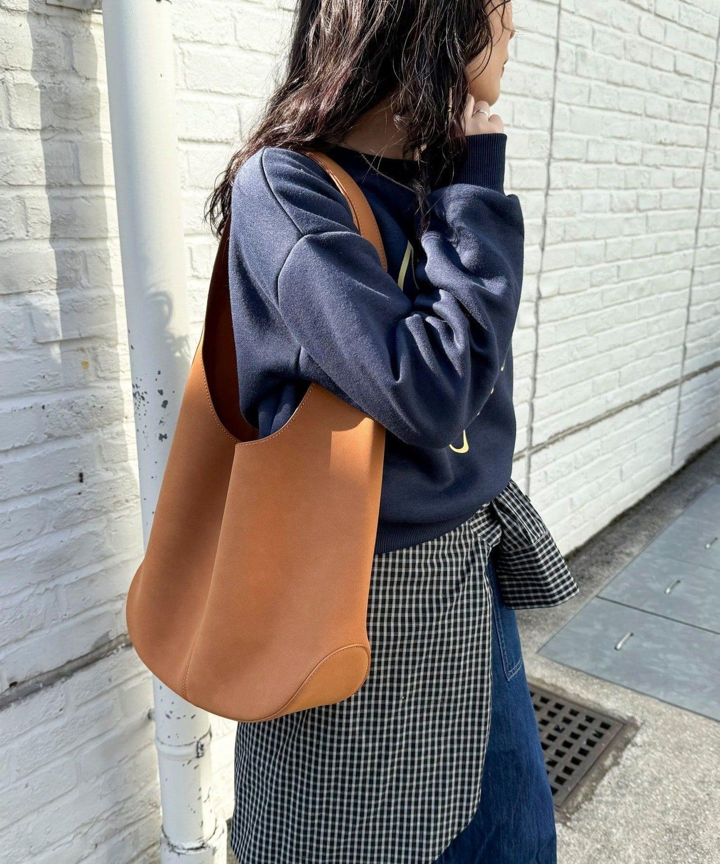 附化妝包圓形單肩包