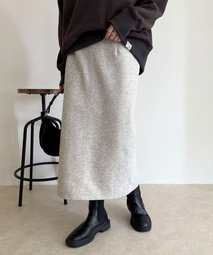軟質針織呢料半身裙