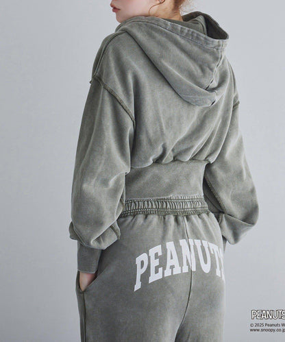 【one after another】史努比刺繡休閒褲