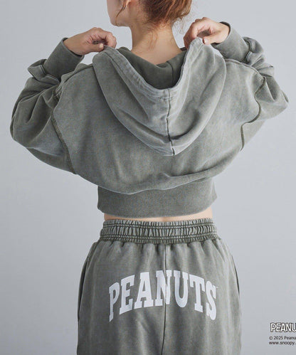 【one after another】史努比刺繡休閒褲