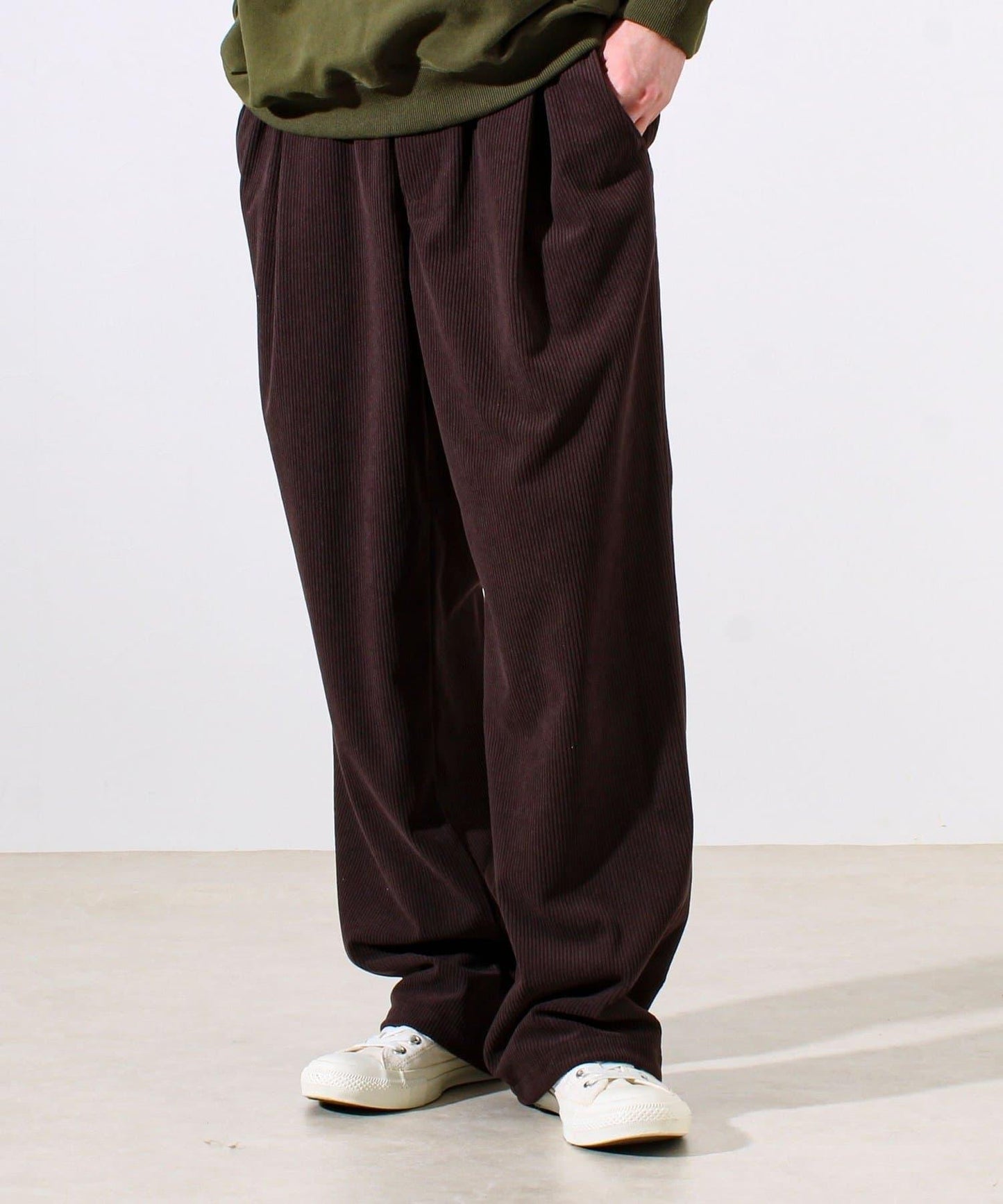 【可搭配套裝】燈芯絨百搭休閒褲