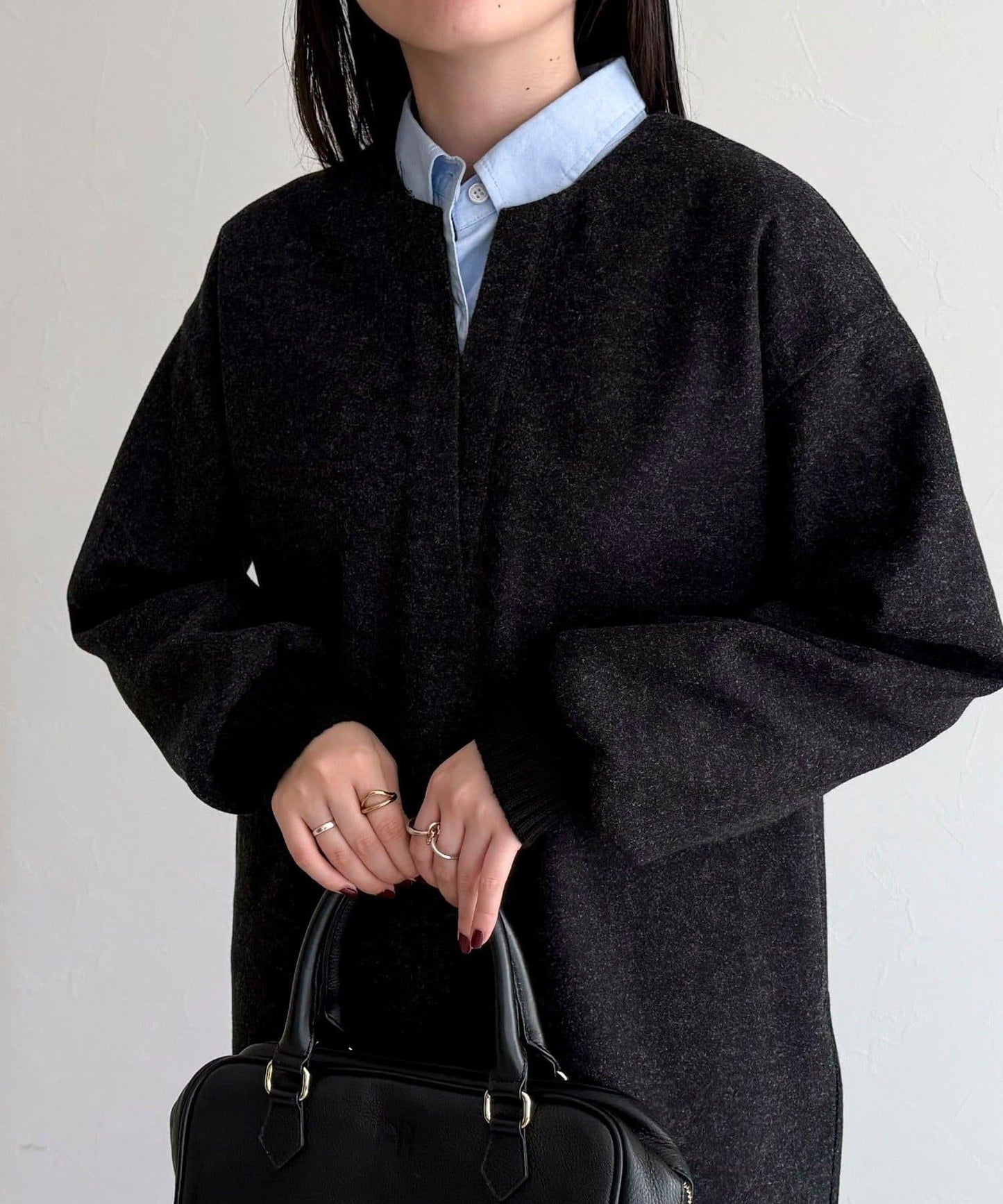 軟質針織呢連衣裙