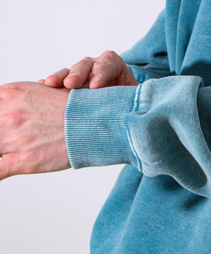 彩色雪花圖案加絨衛衣