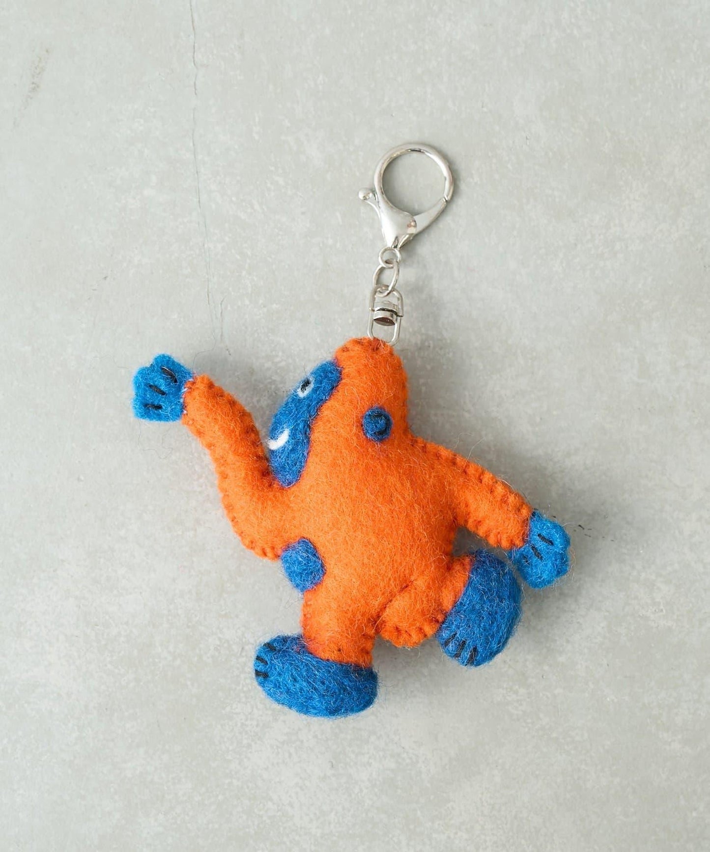 羊毛氈動物鑰匙扣