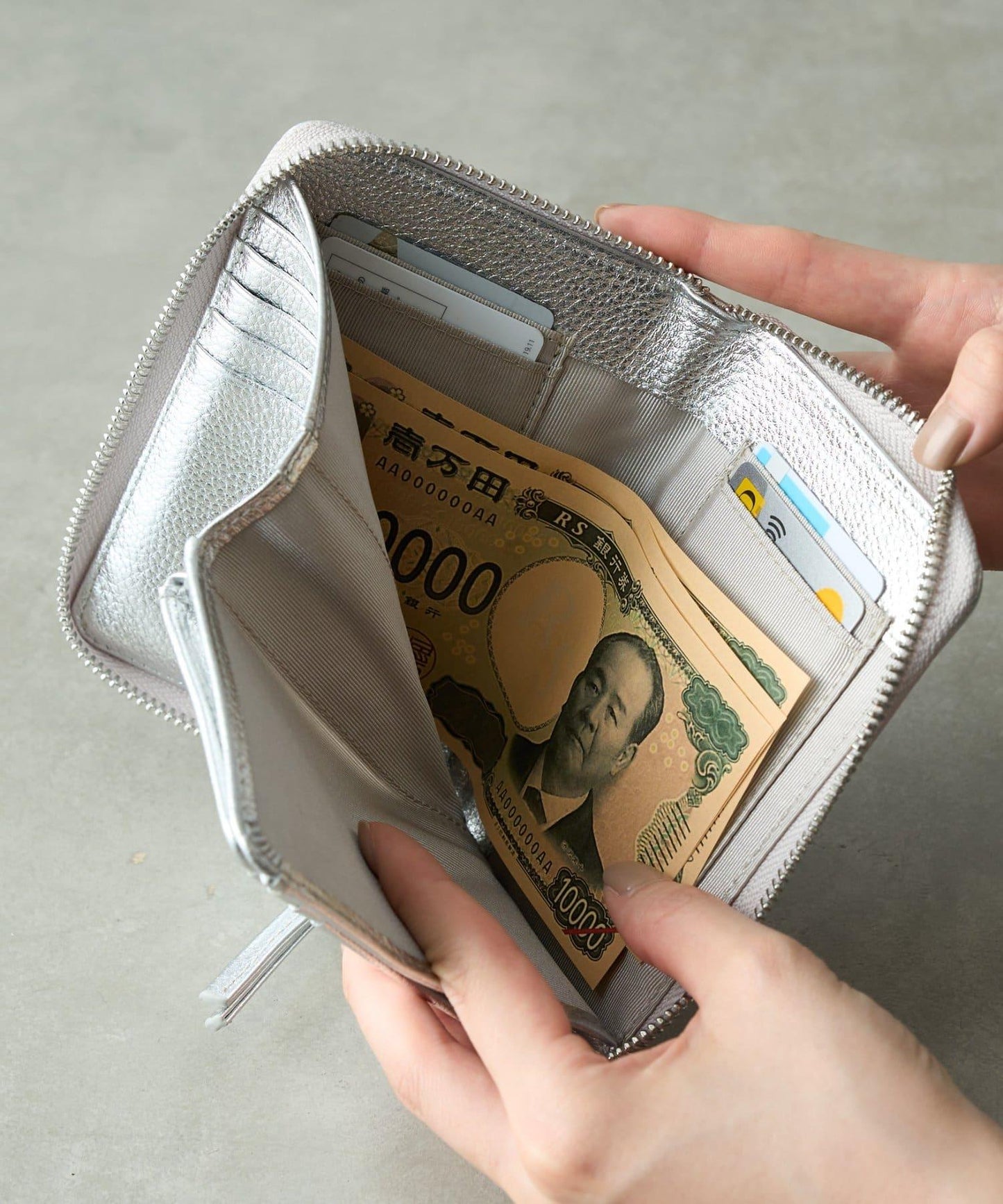 真皮迷你錢包 B7尺寸 錢包