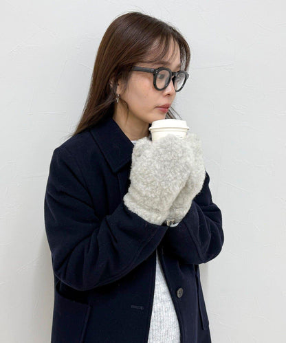 【Coldbreaker/コールドブレーカー】帶指孔羊羔絨手套