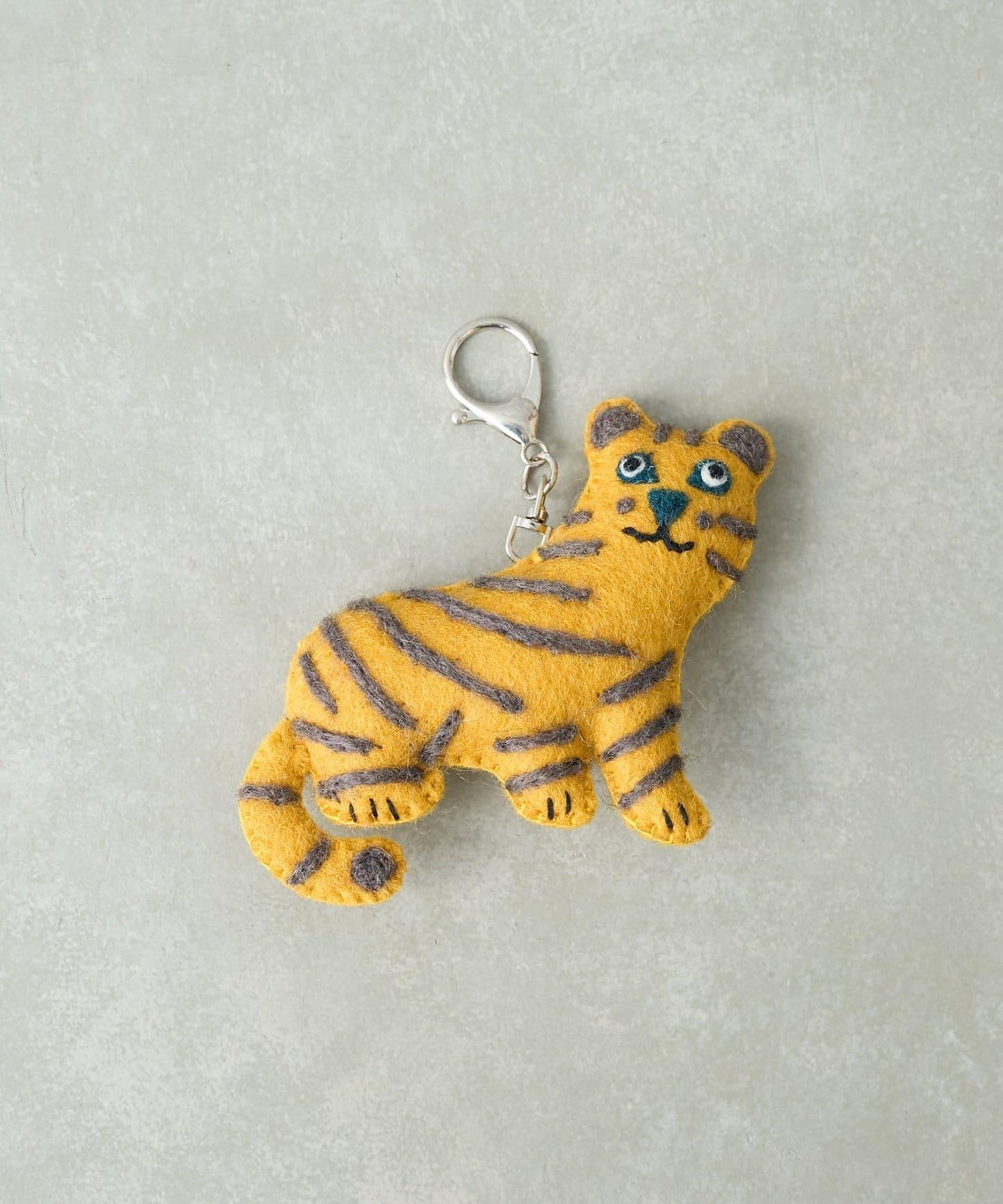 羊毛氈動物鑰匙扣