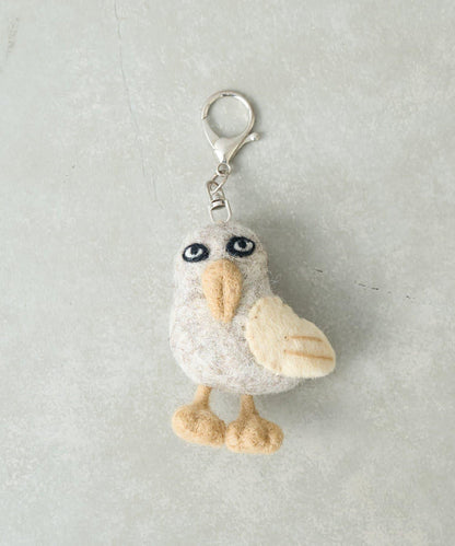 羊毛氈動物鑰匙扣