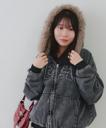 【RMAF】不同長度毛絨連帽外套