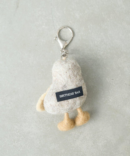羊毛氈動物鑰匙扣