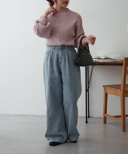 亮片羅紋針織衫