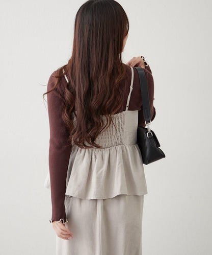 【RMAF】微喇高領羅紋針織衫