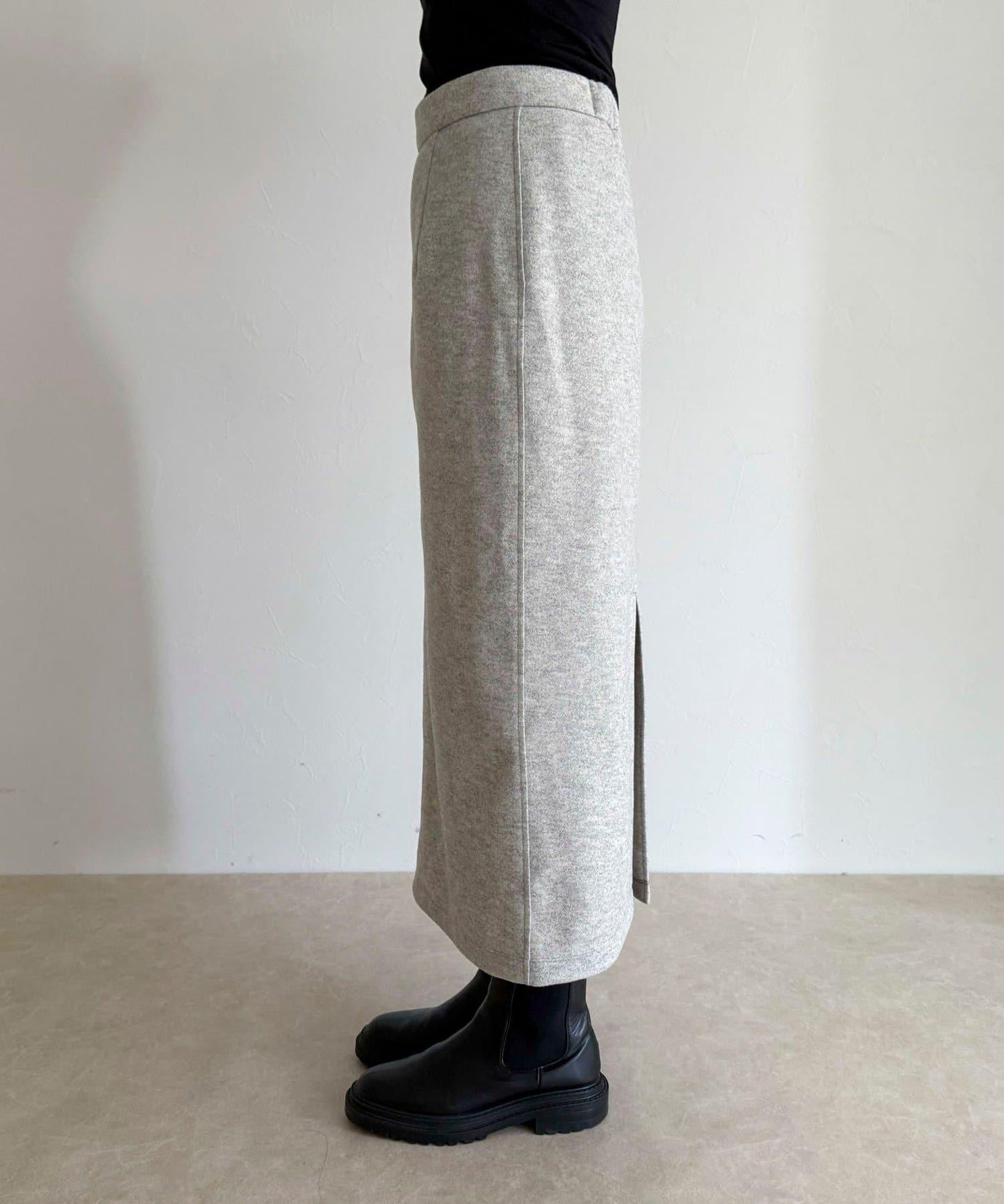 軟質針織呢料半身裙