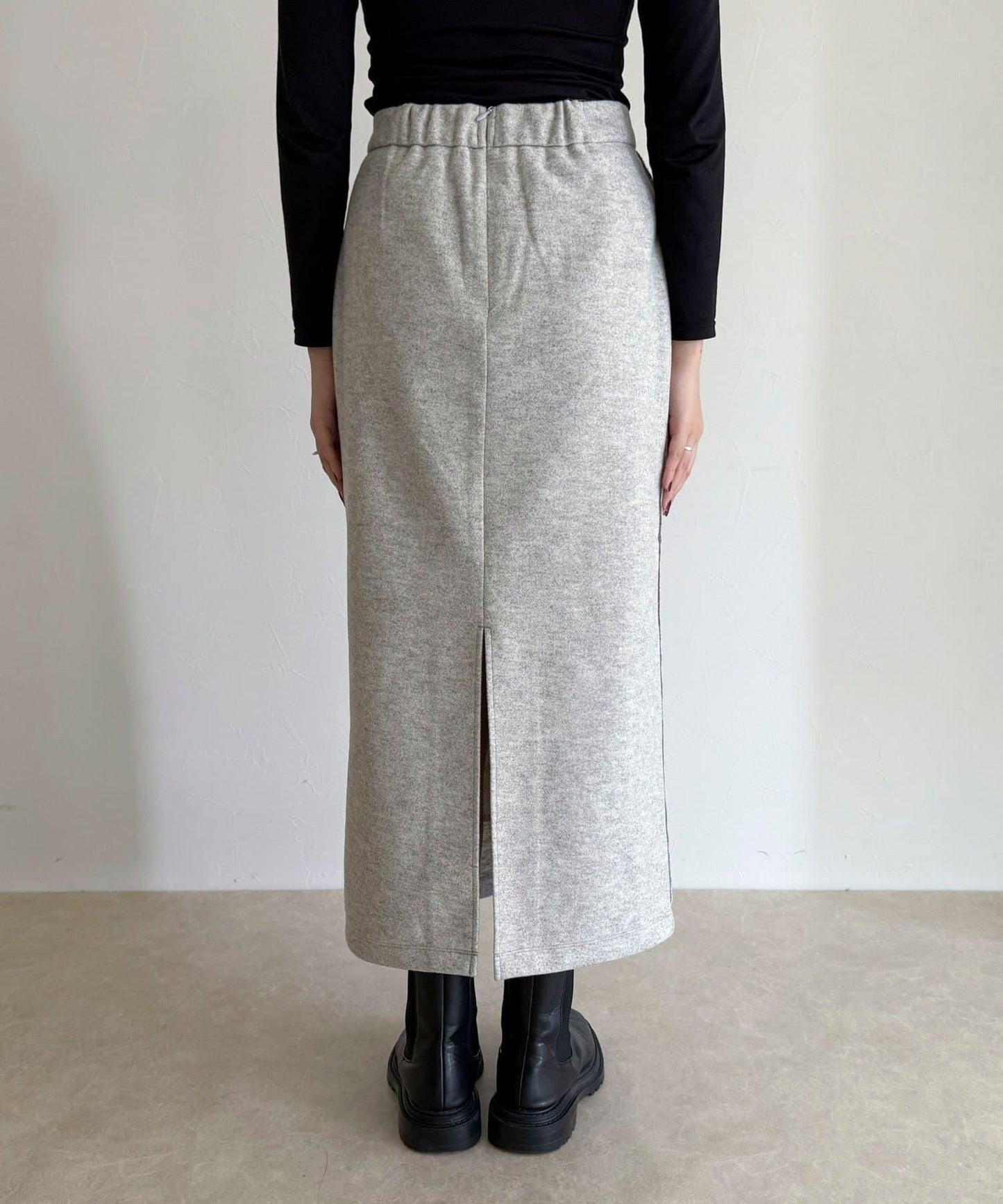 軟質針織呢料半身裙