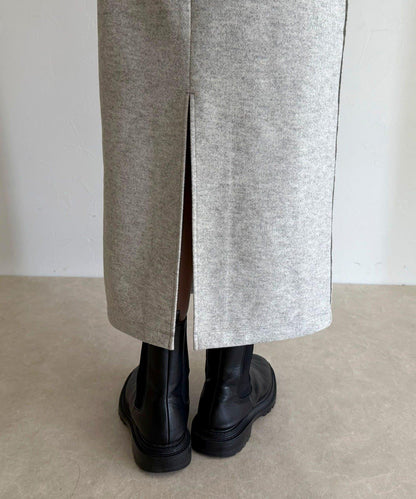 軟質針織呢料半身裙