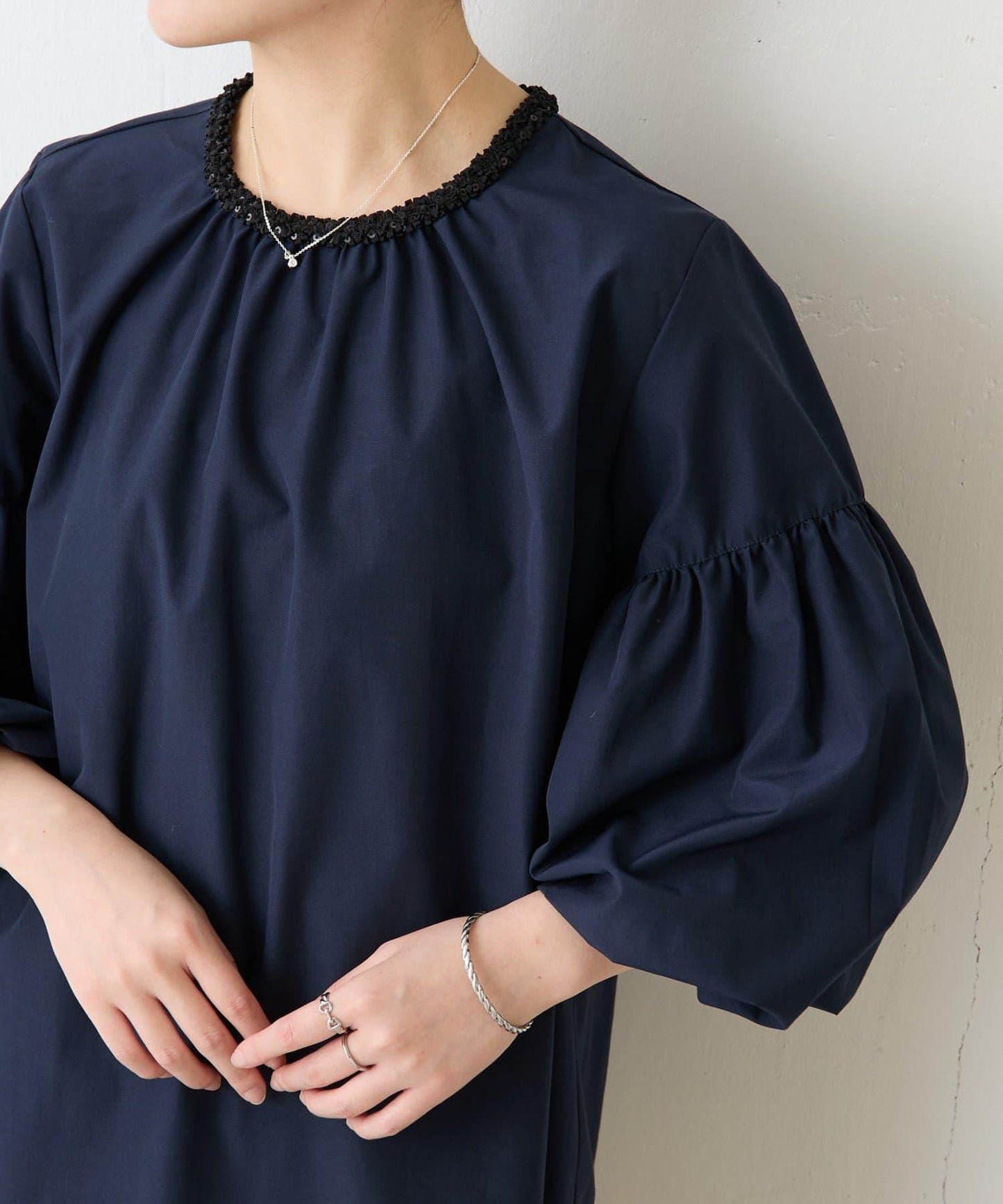 高檔感亮片設計襯衫/禮服