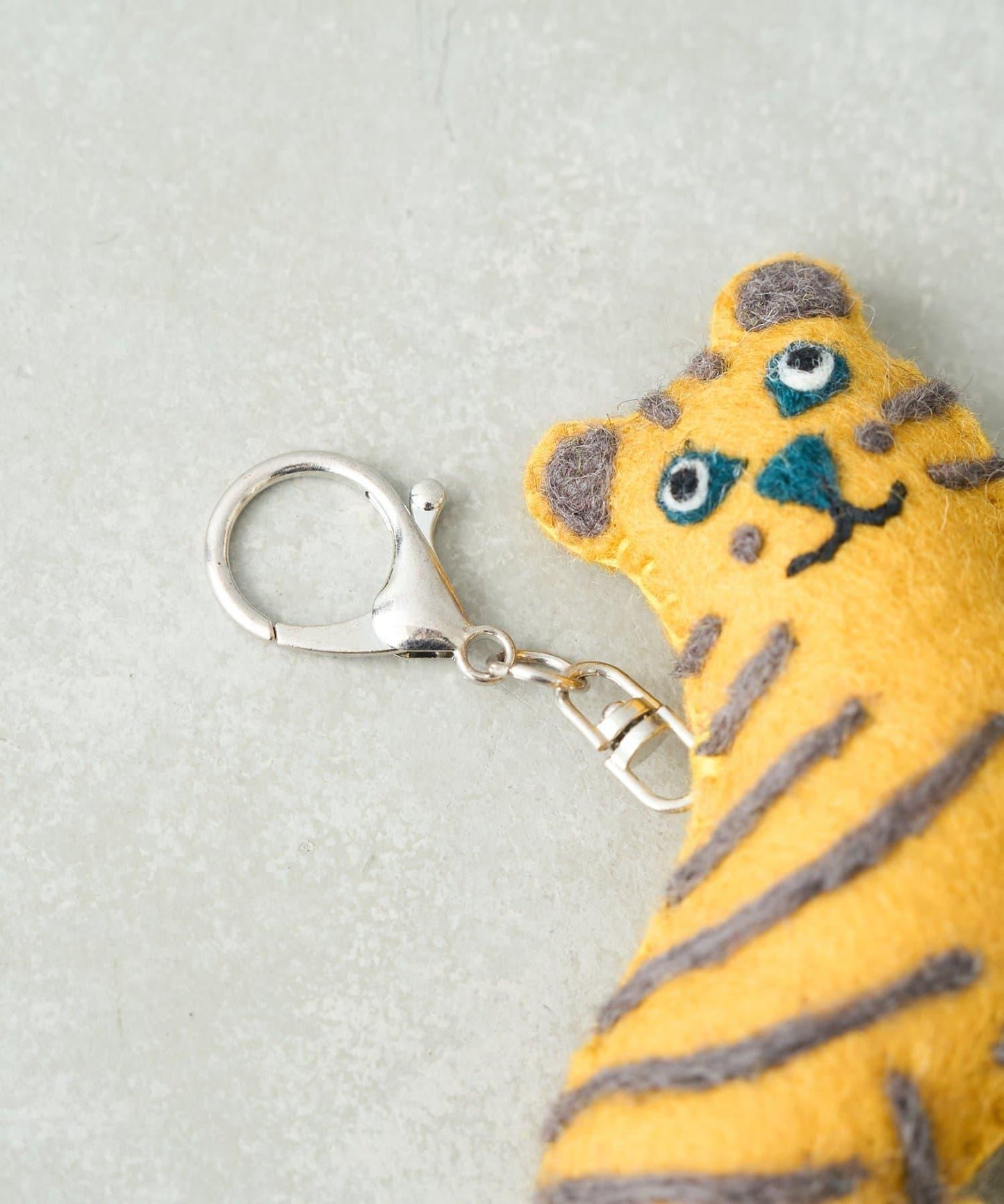羊毛氈動物鑰匙扣