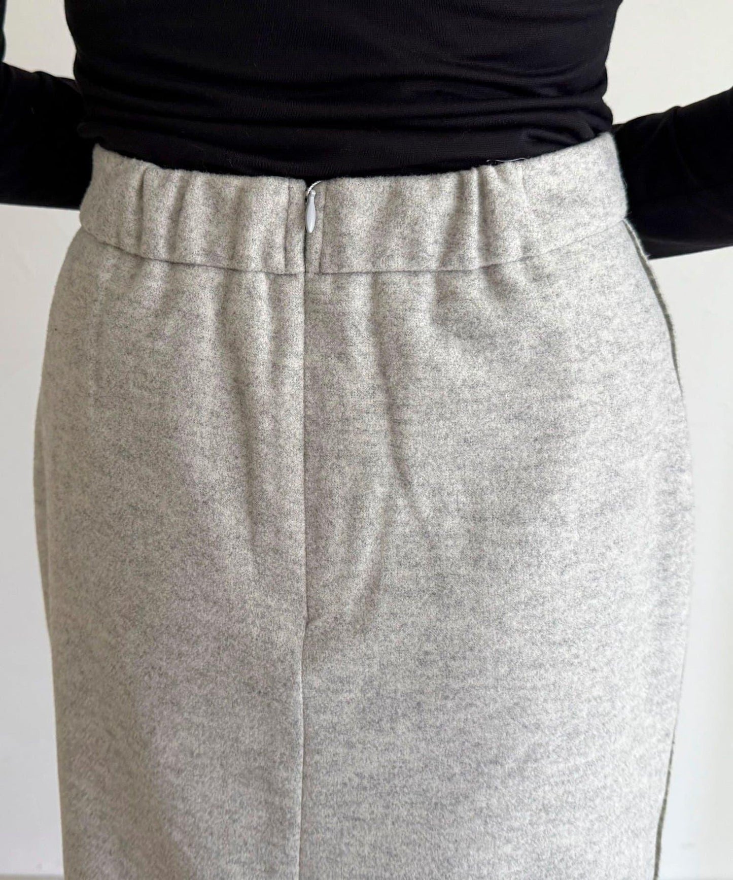 軟質針織呢料半身裙