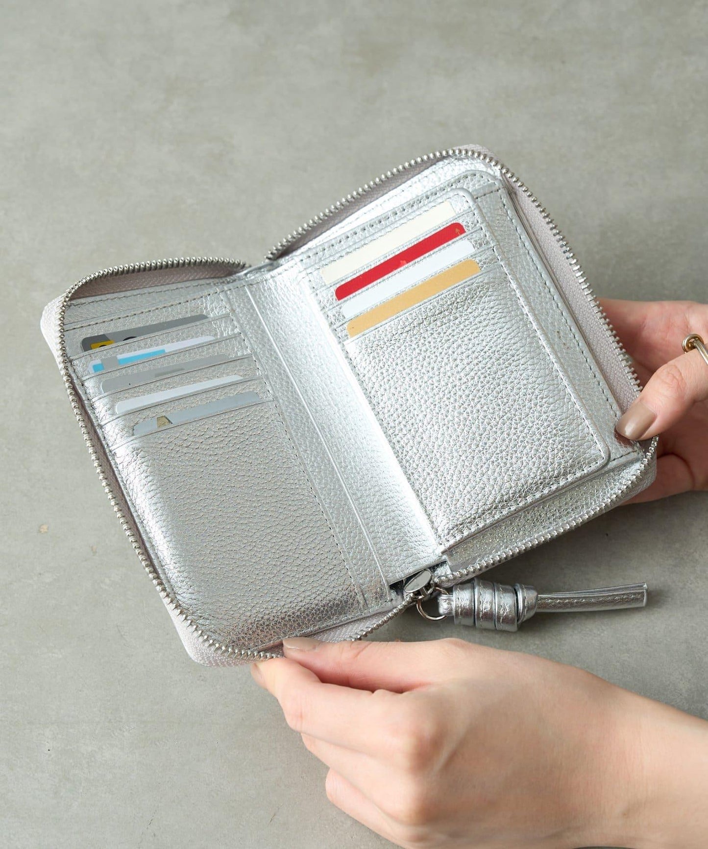 真皮迷你錢包 B7尺寸 錢包