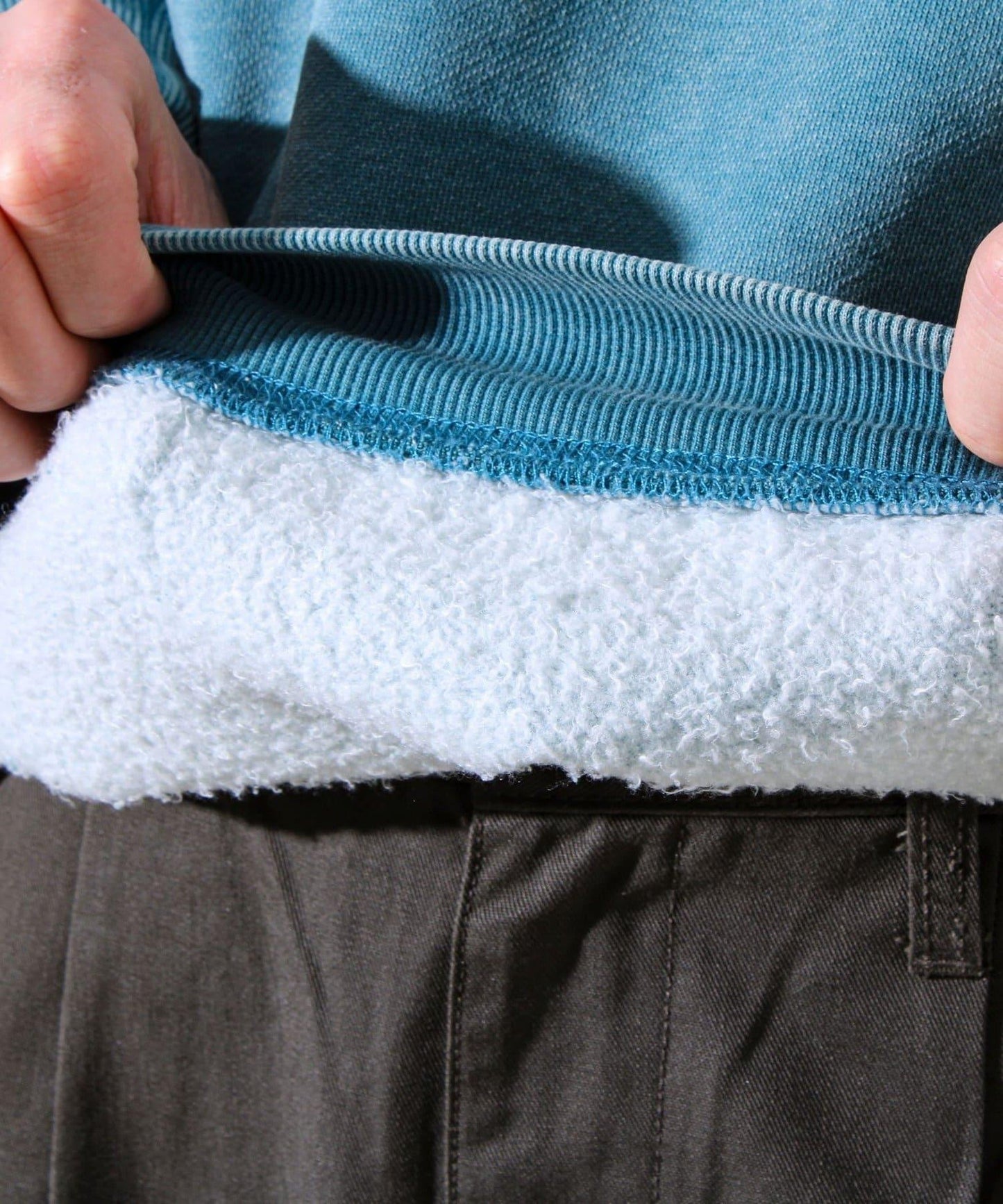 彩色雪花圖案加絨衛衣